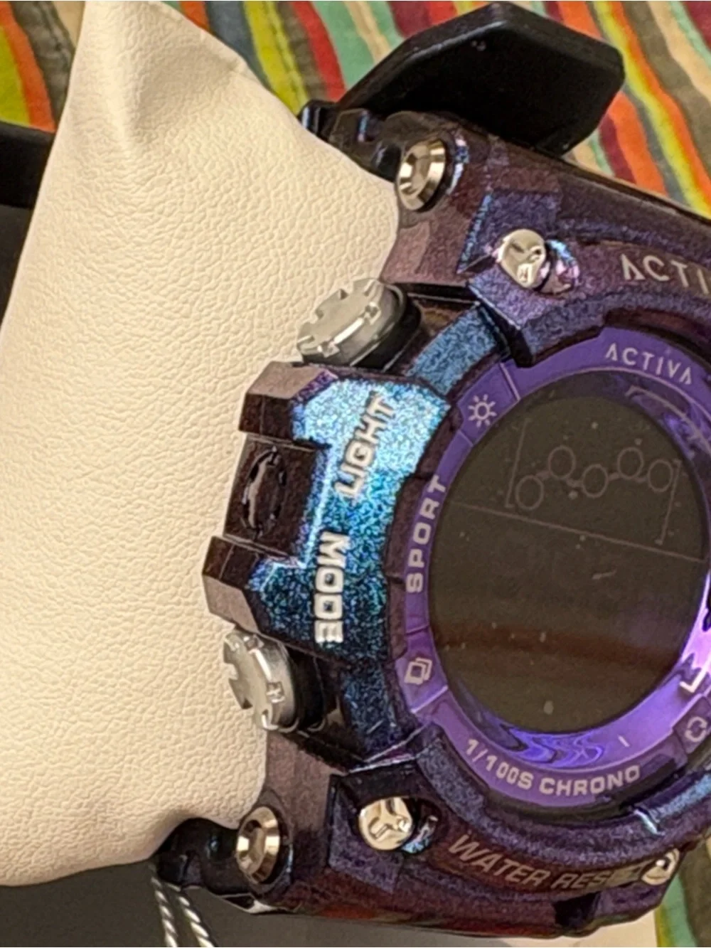Sale Brand New Activa X Invicta Digital Unisex Watch - 50mm, Iridescent, Purple